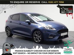 Blue Used 2019 Ford Fiesta ST-Line Hatchback | £10,440 (Fair price)