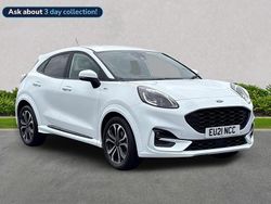 White Used 2021 Ford Puma ST-Line Hatchback | £14,559