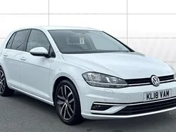 White Used 2018 VW Golf VII GT Hatchback | £12,500 (Fair price)