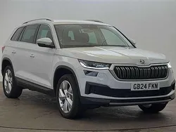 Moon white metallic New 2024 Skoda Kodiaq SE L Executive SUV | £30,495 (Super price)