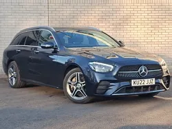 Blue Used 2022 Mercedes E300 AMG Line Premium Estate | £32,998 (Super price)