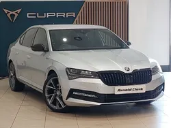 Silver Used 2023 Skoda Superb SportlinePlus Hatchback | £27,998 (Fair price)
