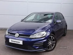 Blue Used 2020 VW Golf VII R-line Edition Hatchback | £18,890 (Fair price)