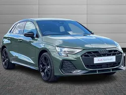Green Used 2025 Audi A3 e-tron Black Edition Hatchback | £36,695