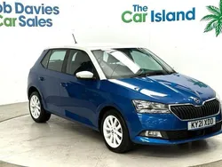 Blue Used 2021 Skoda Fabia Colour Edition Hatchback | £11,700 (Fair price)