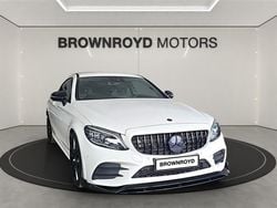 White Used 2019 Mercedes C300 AMG line Coupe | £19,990 (A bit pricey)