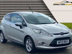 Silver Used 2012 Ford Fiesta Zetec Hatchback | £3,495 (Fair price)