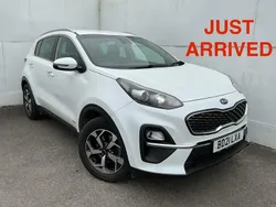 White Used 2021 Kia Sportage 2 SUV | £13,590 (Fair price)