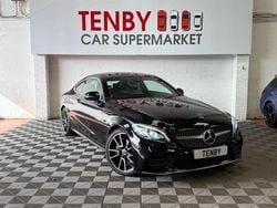 Black Used 2019 Mercedes C220 AMG line Coupe | £18,795 (Good price)