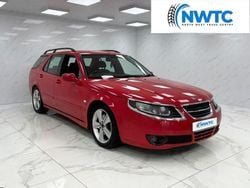 Red Used 2008 Saab 9-5 Aero Estate | £2,995