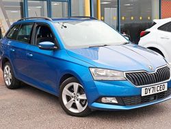 Blue Used 2021 Skoda Fabia SE L Hatchback | £13,789 (Fair price)