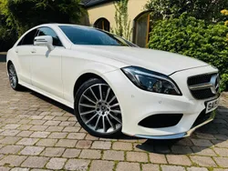 White Used 2015 Mercedes CLS220 AMG line Coupe | £9,995 (Fair price)