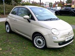 Beige Used 2013 Fiat 500 Lounge Hatchback | £2,495 (Super price)