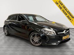 Black Used 2018 Mercedes A160 AMG line Hatchback | £10,399 (Fair price)