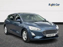 Blue Used 2018 Ford Focus Zetec Hatchback | £10,499 (Fair price)