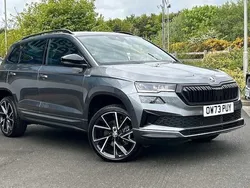 Graphite grey metallic Used 2024 Skoda Karoq SportLine SUV | £27,995