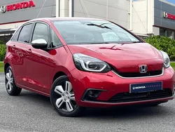 Premium crystal red Used 2020 Honda Jazz Hybrid Hatchback | £15,850 (Fair price)