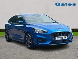 Blue Used 2019 Ford Focus ST-Line X Hatchback | £13,499 (Fair price)