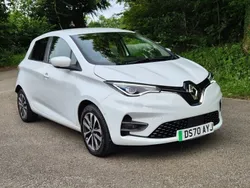 White Used 2020 Renault Zoe GT-Line Hatchback | £10,495 (Fair price)