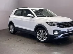 White Used 2022 VW T-Cross SE SUV | £17,499 (Fair price)