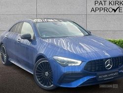 Blue Used 2024 Mercedes CLA220 AMG Line Premium Plus Sedan | £33,495 (Expensive)
