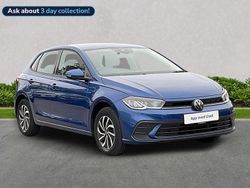 Blue Used 2023 VW Polo Life Hatchback | £15,859 (Fair price)