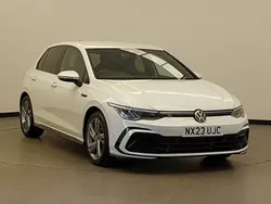White Used 2023 VW Golf VIII R-line Hatchback | £21,498 (A bit pricey)