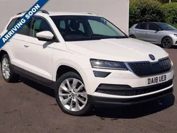 White Used 2018 Skoda Karoq SE L SUV | £11,495 (Fair price)
