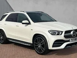 White Used 2021 Mercedes GLE350 AMG line SUV | £45,990