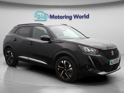 Black Used 2021 Peugeot e-2008 Allure Premium SUV | £11,700 (Fair price)