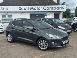 Grey Used 2018 Ford Fiesta Titanium Hatchback | £10,599 (Fair price)