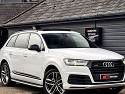 White Used 2017 Audi Q7 S-Line SUV | £25,989 (A bit pricey)