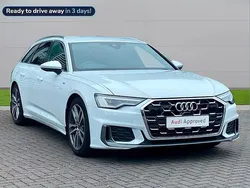 White Used 2023 Audi A6 Design Estate | £37,805 (A bit pricey)