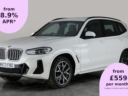 White Used 2023 BMW X3 M Sport SUV | £36,636 (Fair price)