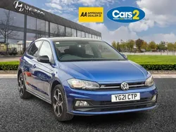 Blue Used 2021 VW Polo R-line Hatchback | £14,490 (Fair price)