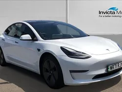 White Used 2021 Tesla Model 3 Long Range Sedan | £20,750 (Fair price)