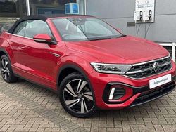 Red Used 2024 VW T-Roc Cabriolet R-line Cabriolet | £29,489 (Fair price)