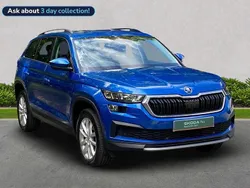 Blue Used 2022 Skoda Kodiaq SE SUV | £23,369 (Fair price)