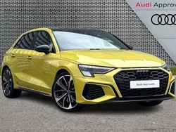 Yellow Used 2022 Audi S3 Advanced Hatchback | £38,495 (A bit pricey)