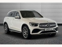 White Used 2021 Mercedes GLC300 AMG Line Premium SUV | £26,795 (Fair price)