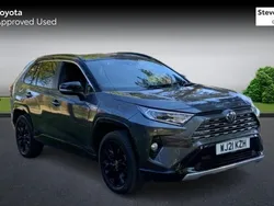 Grey/black Used 2021 Toyota RAV4 Hybrid SUV | £28,893 (A bit pricey)