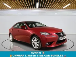 Red Used 2015 Lexus IS300h Executive Line Sedan | £9,349 (Good price)