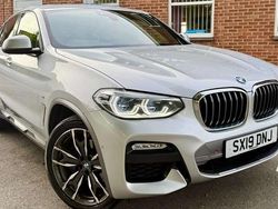 Silver Used 2019 BMW X4 M Sport SUV | £20,500 (Fair price)