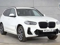 White Used 2024 BMW X3 M Sport SUV | £42,900 (Fair price)