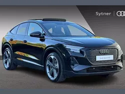 Black Used 2025 Audi Q4 Sportback e-tron Black Edition SUV | £60,000