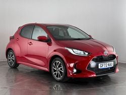 Red Used 2022 Toyota Yaris Hybrid Design Hatchback | £17,900 (Fair price)