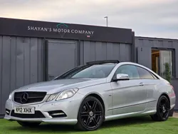 Silver Used 2012 Mercedes E350 Coupe | £5,990 (Good price)