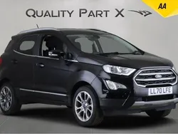 Black Used 2020 Ford Ecosport Titanium SUV | £10,350 (Good price)