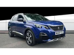 Blue Used 2018 Peugeot 3008 GT-line SUV | £11,137 (Fair price)