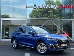Blue Used 2021 Audi Q5 S-Line SUV | £30,390 (Fair price)